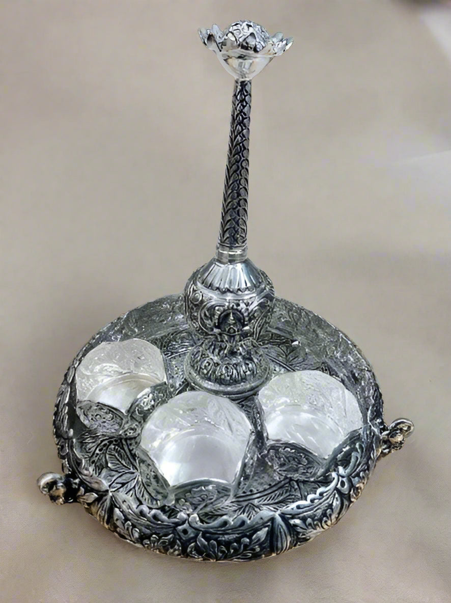 Antique German Silver Wedding Welcoming Set/Pooja Set/Housewarming/Gift Item